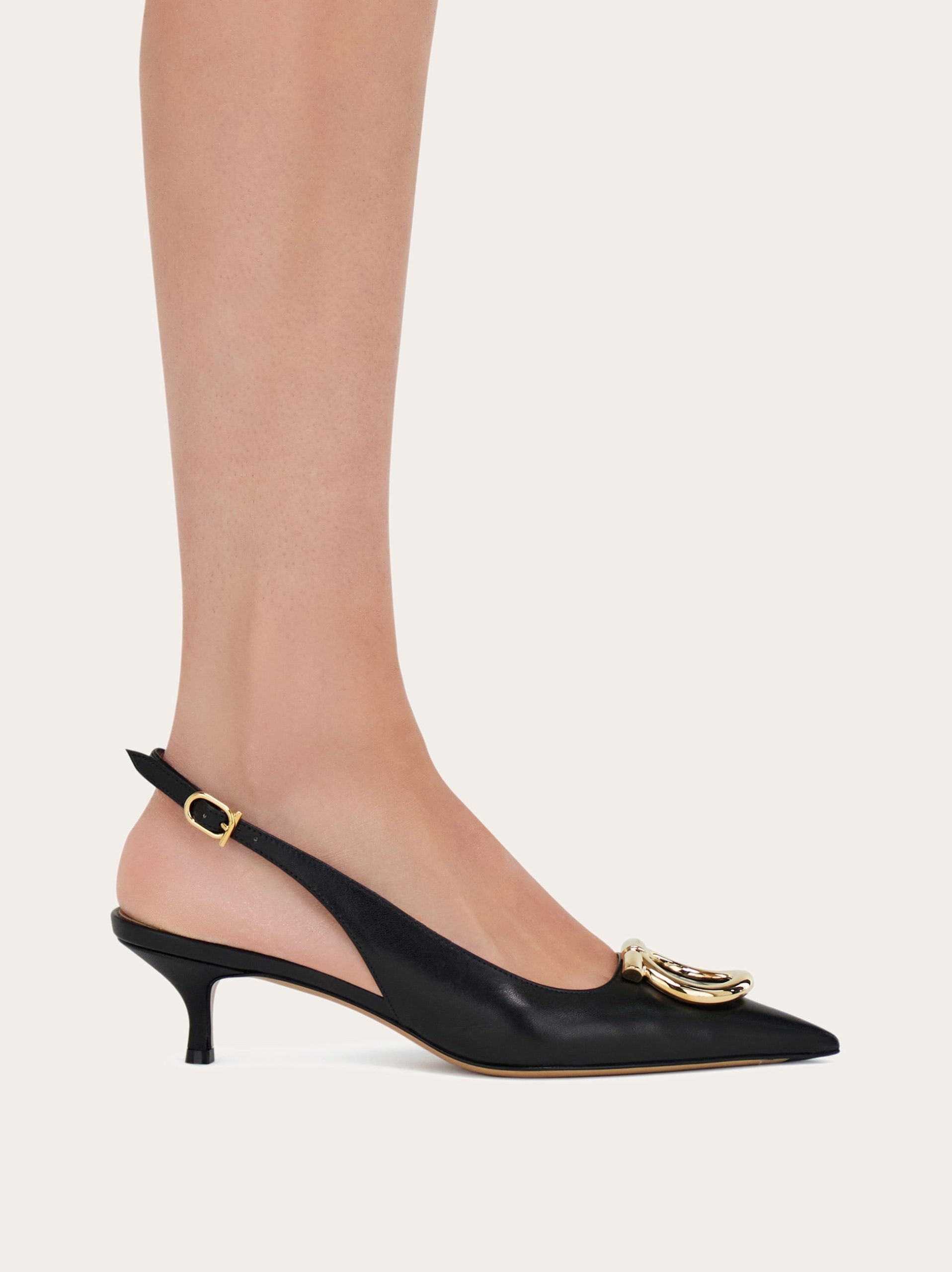 Ferragamo Maxi Gancini slingback pump - Image 3